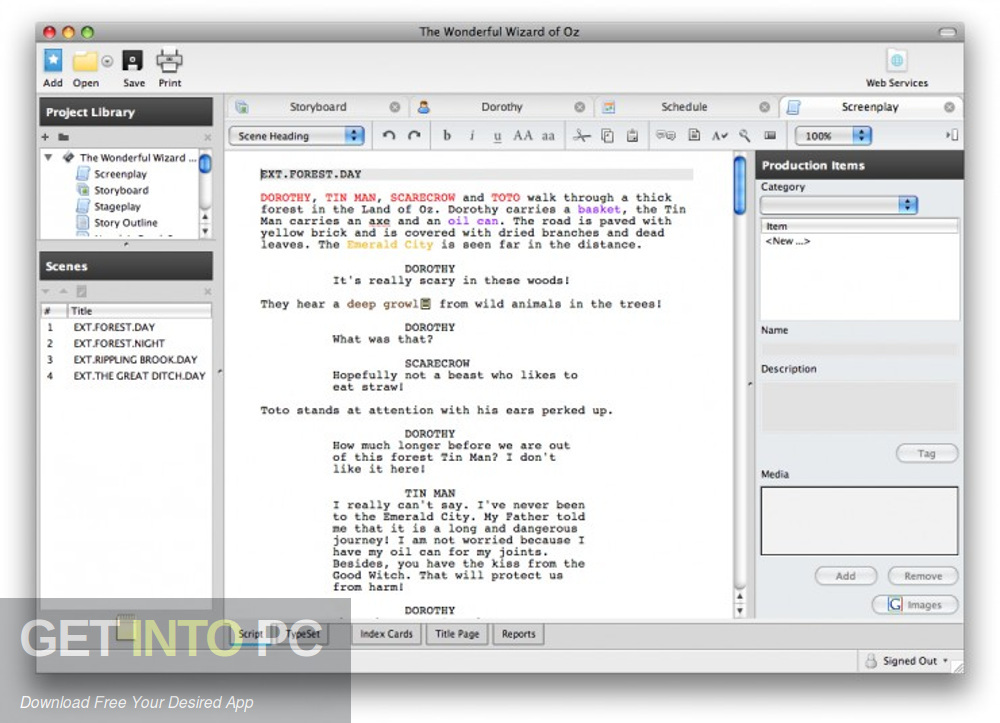 Celtx Free Download For Mac Os X